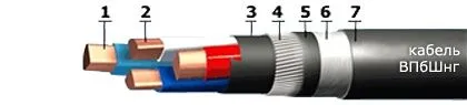 Кабель ВПбШнг 3х25